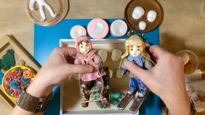 ЛИЧИКО ДЛЯ ВАТНОЙ КУКЛЫ.  ХОЛОДНЫЙ ФАРФОР. ПОЛИМЕНРАЯ ГЛИНА. СОЛЕНОЕ ТЕСТО. Cotton toy.