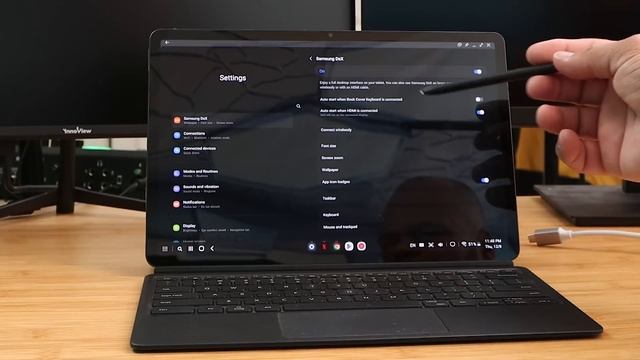 NEW !! Galaxy Tab S8 One Ui 5.0 | Samsung DEX & Windows 11 Second Screen