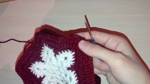 мотивпен аяқ киім тоқып үйрену. Тапочки-сапожки из мотивов шестиугольник крючком .motifli babet örg