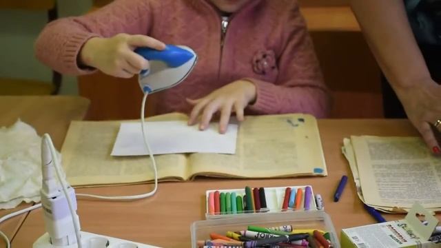 Куйбышевская детская художественная школа. Мастер-класс "Энкаустика для начинающих"