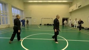 Оперативное каратэ "Железный Дровосек" в спортзале 31 декабря 2019 года.