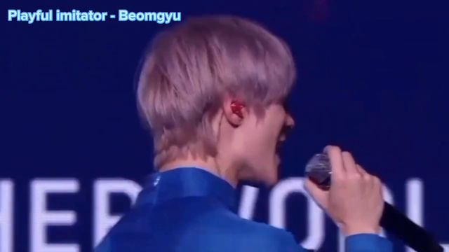 Every txt member singing Yeonjun's iconic part in Lonely boy #txt #kpop #lonelyboy #moa