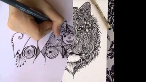 zentangle     Научиться рисовать zentangle