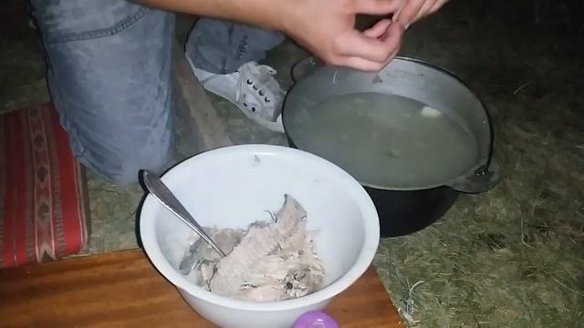 Уха на костре смотреть онлайн