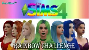 Sims 4 CAS Challenge _ Радужный челлендж CAS.mp4