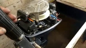 Лодочный мотор Yamaha 8 из Японии лот 55