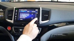 2016 Honda Pilot Touch Screen Operation