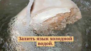 Как правильно варить говяжий язык.Как приготовить говяжий язык.