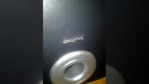 Саб дома 2:Новый сабуфер creative на 100 ватт