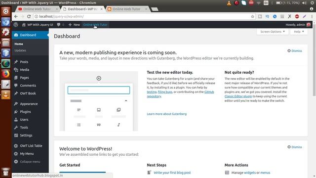Wordpress Hooks Tutorial for beginners from scratch #6 Action hook "admin_bar_menu"