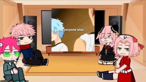 SaikiK; Pink haired anime characters react to each other (4/4) |Gacha react|