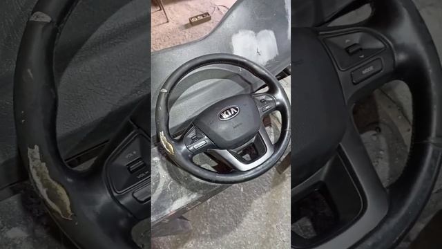 Kia rio 3 перетяжка руля