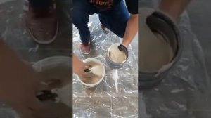 Приспособа для затирки декоративного камня.