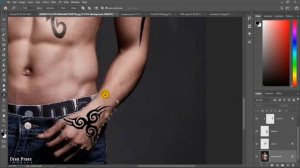 สอนการเพิ่มรอยสัก ด้วยโปรแกรม Photoshop How to Add Realistic Tattoo in Photoshop Tutoria