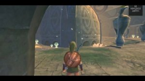 Skyward Sword Skyview Temple Walkthrough - Full Forest Dungeon Guide - Puzzle Solutions, Boss Fight