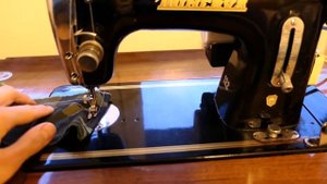 Minerva 122 sewing machine - first attempts