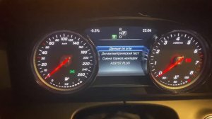 Сброс сервисного интервала на автомобиле Мерседес E класс в кузове 213