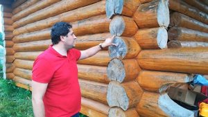 Ужасный рубленный дом. Как нельзя строить!!!