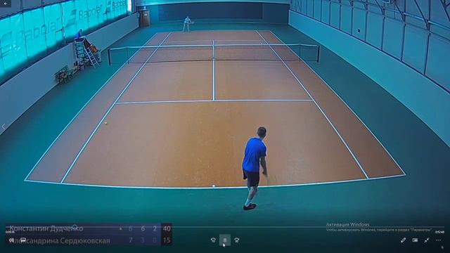 Теннис. VS OPEN. Микст.СУХОЙ СЕТ - 6 : 0! Дудченко К-Сердюковская А. 3 сет. 2 июня 2020 года смотреть онлайн