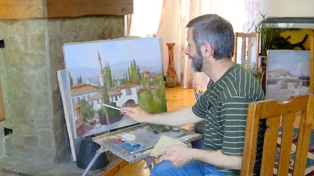 Мастер-класс художника Нури Якубова (Старый Крым) 2016 смотреть онлайн