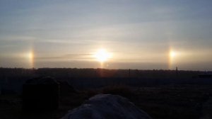Гало в Челябинске . Необычное природное явление.