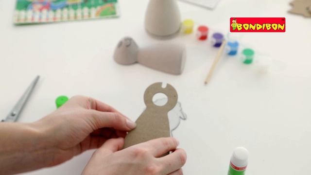 Творчество Досуг с Буки BONDIBON - Шар-папье Магниты и Игрушки