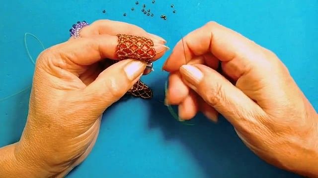 Как закрепить замок на 4 нити #браслетсвоимируками Beads