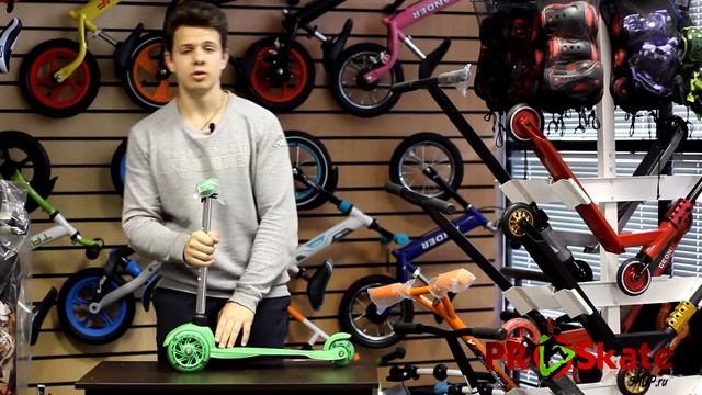 Трёхколёсный самокат  Triumf Active MINI  Обзор  Характеристики