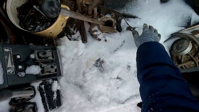 Первый запуск Кировца К744 после зимы.