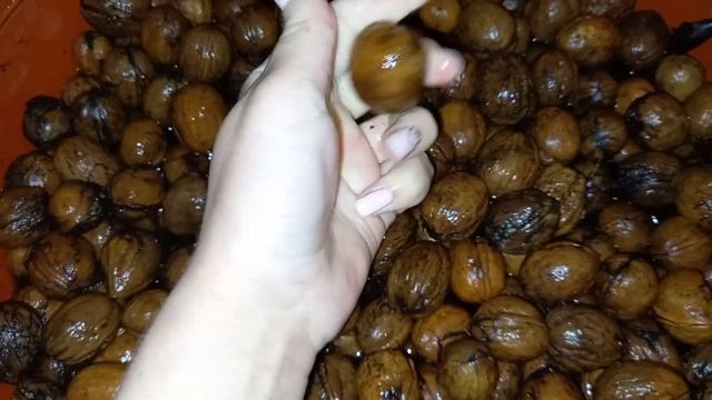 как отмыть грецкий орех