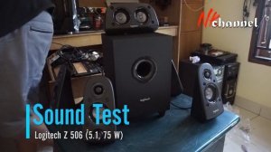 Logitech Z 506 (Sound test) Unboxing & Review | Speaker konfigurasi 5.1 Channel termurah logitech