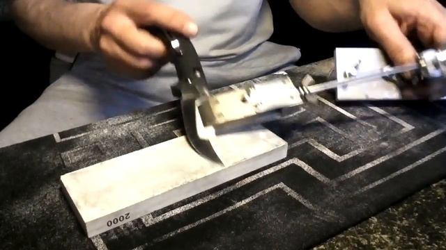 Приспособление заточки ножа на больших, любых камнях, абразивах смотреть онлайн