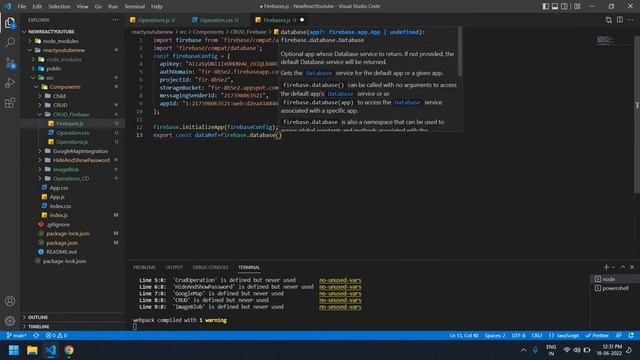 How to Connect Firebase in React Project || Insert and Get Value from Firebase in React JS || CRUD