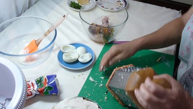 Салат курочка ряба./ Котята на работе./