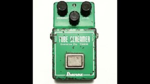 Vintage 1980s Ibanez TS808 Tube Screamer Demo | Chris King Robinson