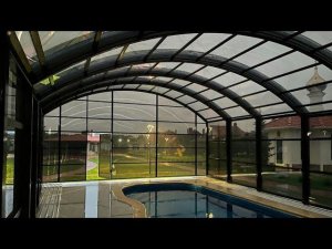 Арочный Навес над Бассейном