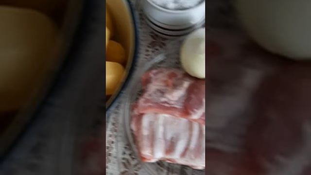 Клецки с мясом. смотреть онлайн