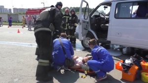 28 апреля- День работников Скорой медицинской помощи. Совместные учения МЧС и работников СМП