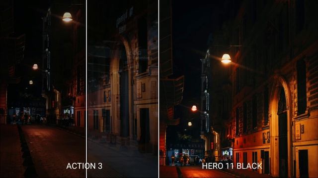 OSMO ACTION 3 vs GOPRO 11 BLACK. Ночной режим. смотреть онлайн