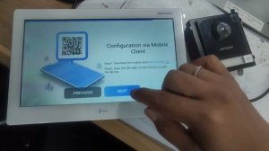 DS-KH9510 connected thru wired for outdoor and wireless for mobile