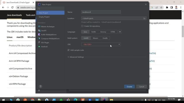 05 - Downloading JDK in IntelliJ IDEA смотреть онлайн