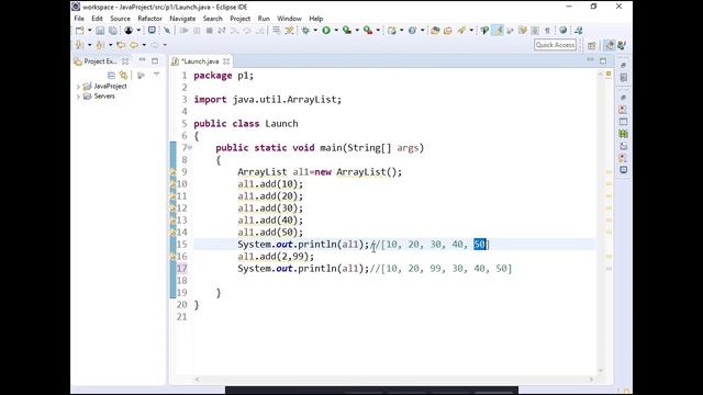 03 ArrayList  add() and set() method in JAVA| Explained with example | Java full course