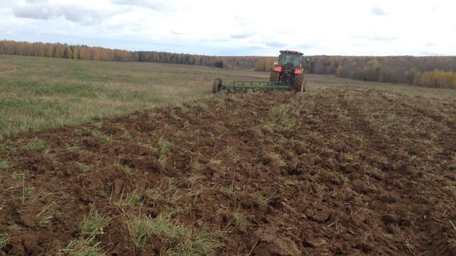 Плуг лущильник ЛЛП 12-25 в работе для Т-150 мтз-1221 ,мтз 1523 от производителя смотреть онлайн