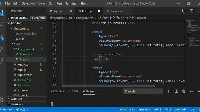 #23 Form Validation In ReactJs