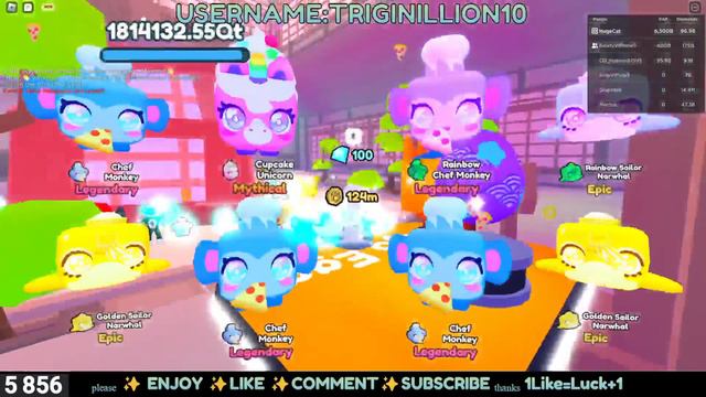 🔴FREE 50Q PETS GIVEAWAY! Pet simulator X New Update! ROBLOX 🔴 смотреть онлайн