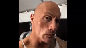 Скала поднимает бровь(мем для монтажа)