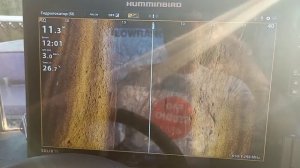Humminbird Mega 360  Si     Проход на  приличной глубине....