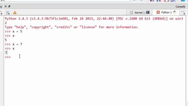 Learn Python - variables