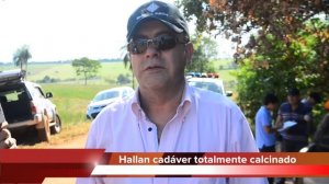 Calcinado hallado en Camioneta   Nota Fiscal Julio Cesar Yegros