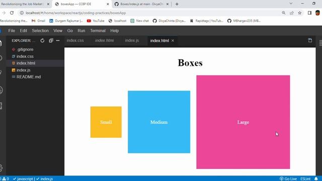 Boxes | Coding Practice 2 | REACT JS | NxtWave | CCBP 4.0